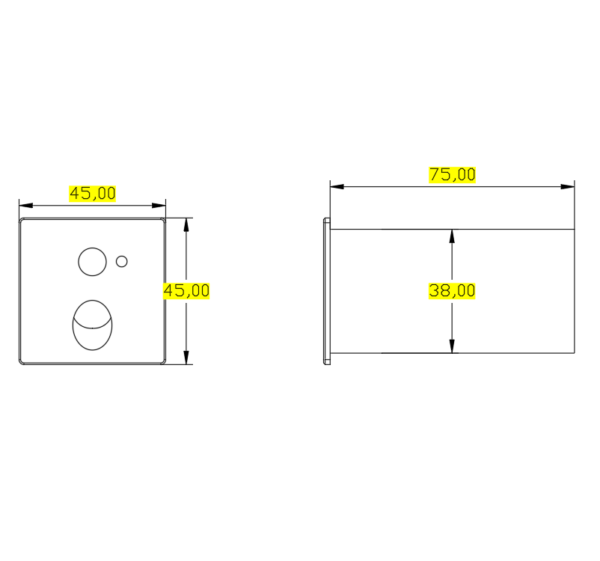 GYD013-45A Villa Circular Motion Sensor LED Ground Light - Image 2