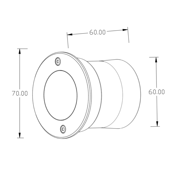 DM70 Anti-Glare In-Ground Light - Image 5