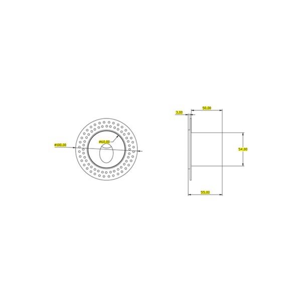 MG-SN01560RIM 5W PIR Sensor LED Ground Light with IP54 for Outdoor Use - Image 2